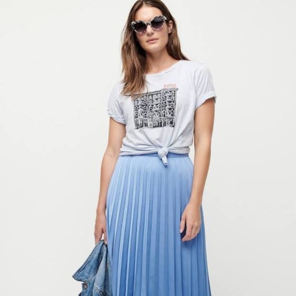 J CREW "Soho" T-shirt in slub cotton